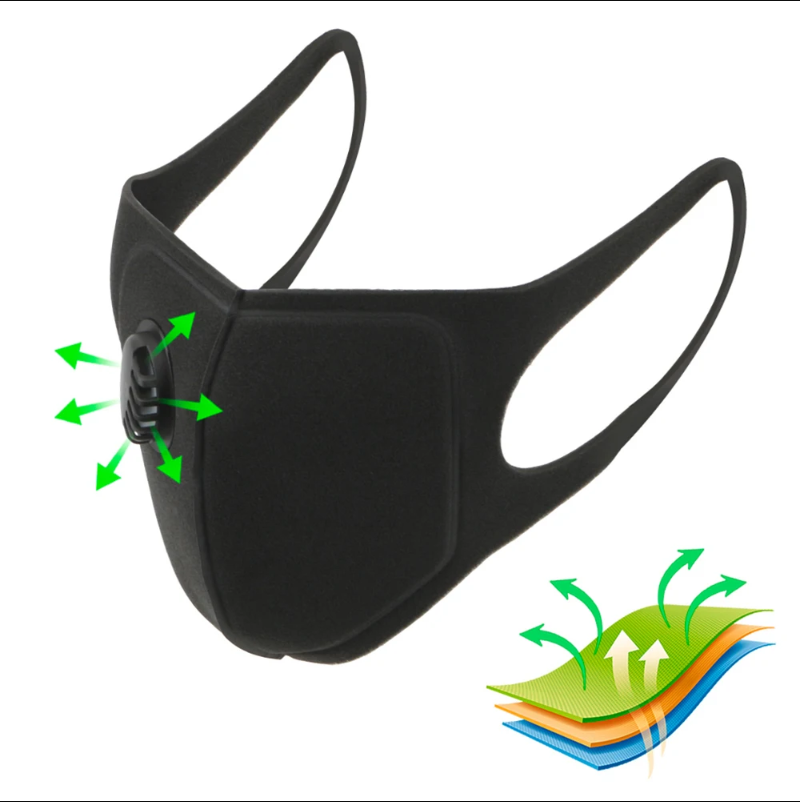 Pm2.5 Filter Insert - Penutup Mulut Unisex 1/5pcs dengan Filter