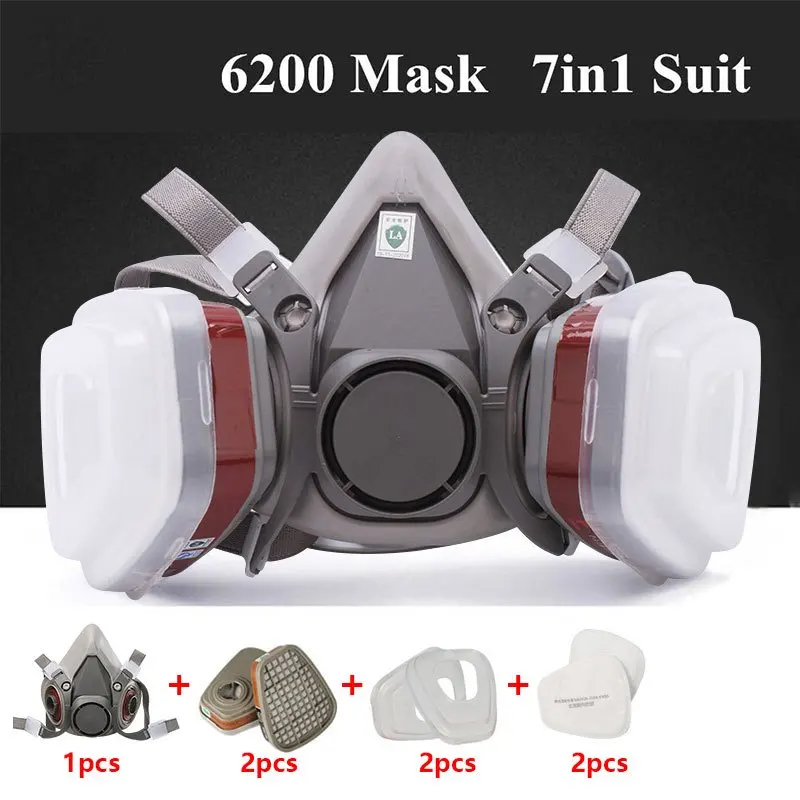 Masker Setengah Wajah Anti Gas - Respirator Half Face ulasan dan harga