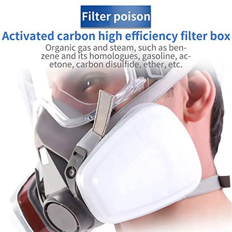 Masker Setengah Wajah Anti Gas - Respirator Half Face ulasan dan harga
