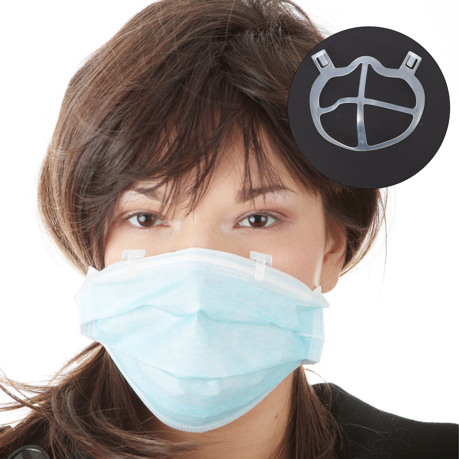 10Pcs Braket Dalam Masker Sili - Silicone Mask Bracket ulasan dan harga